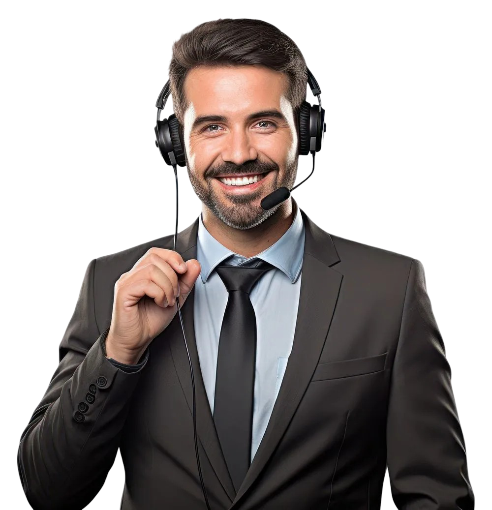 Travel support agent ready to help